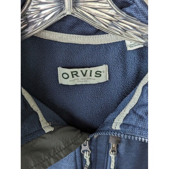Orvis Bonded Mesh Lightweight Jacket Blue and Gray Men's Size Medium - Picture 4 of 11
